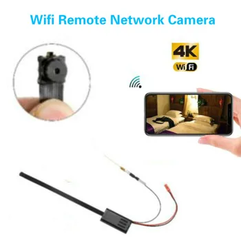 4K Vzdialenej Sieti Webcame Mini IP WIFI Flexibilná Kamera Auta Video Audio Rekordér Detekcia Pohybu Videokamera P2P Micro Kameru