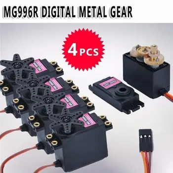 4pcs/2ks MG995 Servo Metal Gear Digitálne krútiaci Moment RC Motor Pre Auto RC Auto Crawler Loď, Lietadlo Pre Dropshipping Veľkoobchod