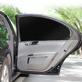 4PCs Auto Okno Magnetické Slnečník Skladacie opaľovací Krém Auto Okno Tieni Slnka Blok Vhodné Pre Väčšinu Vozidiel