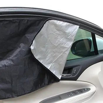 4PCs Auto Okno Magnetické Slnečník Skladacie opaľovací Krém Auto Okno Tieni Slnka Blok Vhodné Pre Väčšinu Vozidiel