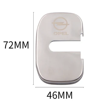 4pcs auto styling Auto door lock case pre Opel Opc line Logo Corsa pre Vauxhall Insígnie príslušenstvo, auto-styling nálepky