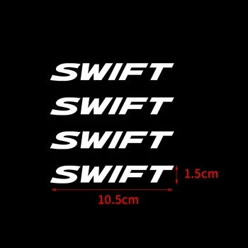 4pcs Pre Suzuki Swift SX4 Jimny Ignis Alto Samuraj Baleno Vitara, Grand Vitara Auto Samolepky kľučky Stierač Obtlačky Príslušenstvo