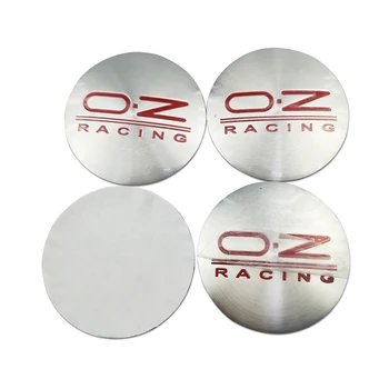 4pcs/set 56mm OZ Racing Logo pre Geely Baojun Toyota, Subaru Peugeot Opel MG Lexus Auto Náboj Kolesa Kryt Odznak Centrum Nálepky Časti
