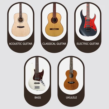 4pcs/set Gitara s Drážkou Polomer Meradlá Hmatníkom Rad String Výška Meracie prístroje sú vysokej kvality