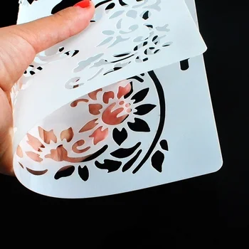 4pcs/set Pierko kvet gitara A4 DIY vzorkovníka nástenné maľby zápisník sfarbenie fotoalbum dekoratívne papiera šablónu karty