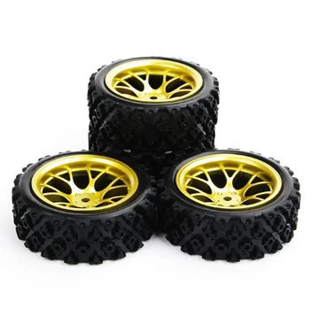 4pcs/set preteky off road pneumatiky 12 mm hex gumené pneumatiky kolesa rim vhodné pre RC 1:10 vozidla auto truck hračky diely príslušenstvo