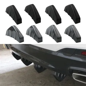 4pcs Univerzálny Auto Zadný Nárazník Odlievanie Shark Spojler Pre Škoda Octavia Fabia Rýchle Vynikajúci Yeti Roomster