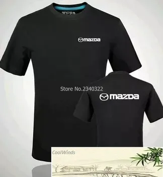 4S obchod trakmi, krátke rukávy Mazda T-shirt mužov letné nohavice auto repair shop náradie na údržbu T tričko