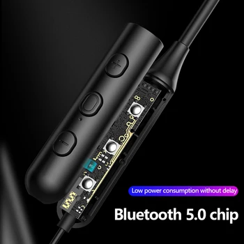 5.0 Bluetooth Slúchadlá Športové Neckband Magnetické Bezdrôtové slúchadlá Stereo Slúchadlá Hudbu Slúchadlá S Mikrofónom Pre mobilné Telefóny