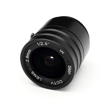 5,0 MP HD 2.8 mm CCTV Objektív, Manuálna Hlavná CS mount IČ 1/2.5