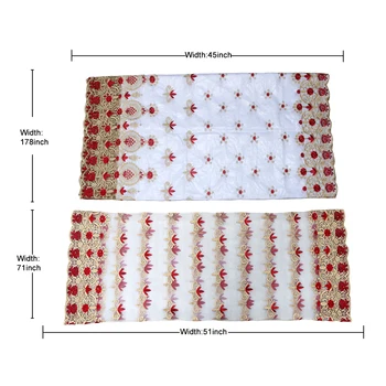 5+2 metrov/veľa 2020 bazin riche biela červená zlaté výšivky lištovanie s tylu čipky vysoko kvalitnej tkaniny afriky čipky textílie