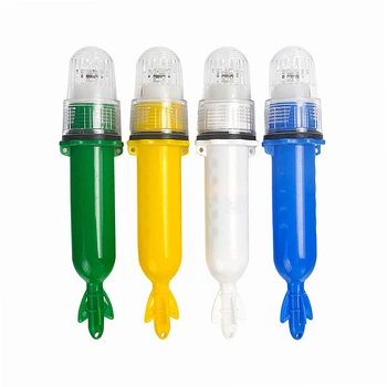 5 Farieb Plastových Rybárske Nástroj Vodotesný LED Rybárske Svetlo Atraktanty Podvodné Lampa