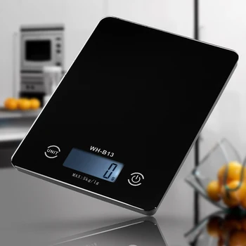 5 KG/1G Presný Dotykový Displej LCD Podsvietenie Digitálne Kuchyne Potravín Rozsahu Elektronické Vyváženie Hmotnosti na Pečenie, Varenie