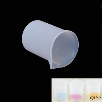 5 Ks/balenie 100 ml Crystal Epoxidové Silikónové Meranie Pohár DIY Ručný Nástroj s mierkou Non-stick Úprava Miešanie Poháre