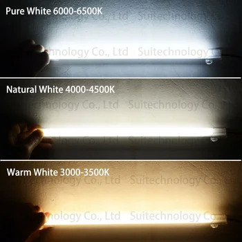 5 ks LED Panel Svetlo AC220V 40 cm 36LEDs LED Tube Light SMD2835 Pevné LED Pásiky Pre DIY Predviesť svetlo Kuchynské Skrinky Svetlo