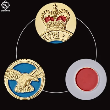 5 KS Luxembursko Royal Air Force Dôchodku Pozlátené Mince Vojenská Pamätná Minca Amerike Fantázie Výzvou Mince