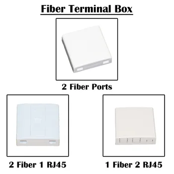 5 Ks Optického Vlákna Terminálu Povrchu Poľa Údajov, Informácií Vlákniny Port RJ 45 Siete FTTH siete Ethernet