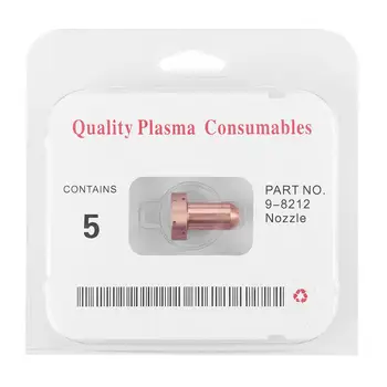 5 ks Plasma Cutter Trysky Tipy Spotrebný materiál 100A 9-8212 pre SL60-100 Rezacieho Horáka.