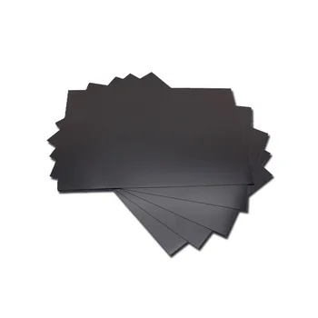 5 ks Plechové magnety A4 VEĽKOSŤ 0,5 mm magnety tabuľa magnetická nálepky čierna a biela