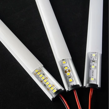 5 ks/veľa 12VDC 50 20-palcový LED ultra slim bar svetlo,2835 60 120/240 led na meter bytu, 5 mm high led pevný pás,lineárne svetlo