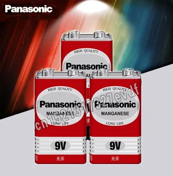 5 KS/VEĽA Originálne Panasonic Greencell PP3 6F22 6LR61 MN1604 9V Blok Ťažkých Cell Batéria