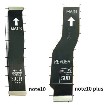 5 ks/veľa Pre Samsung Galaxy Note 10 Note10 Plus základná Doska Konektor USB Rada LCD Displej Matka Rada Flex Flex Kábel