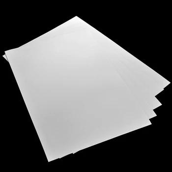 5 ks čisto Biela, A4 Veľkosť tobogán Kotúča Papiera Pohodlné Používanie Atramentových tobogánom, prenášací Papier pre DIY Oblečenie Vzor Nástroj