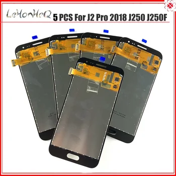 5 kus/veľa Železa LCD Samsung Galaxy J2 Pro 2018 J250 LCD J250F Displej Dotykový Displej Digitalizátorom. Montáž Pre Samsung LCD J250
