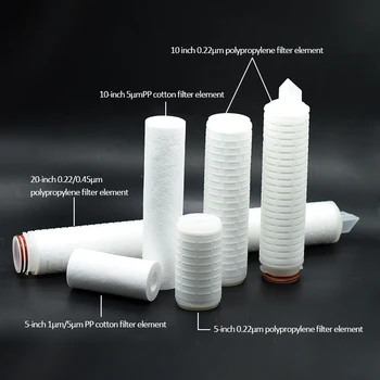 5-palcový a 10-palcový s membránové filtre filter domáce víno, objasniť a očistiť vodou, pp bavlna hrubý filter