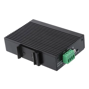 5-Port RJ45 10/100M Ethernet Stolový Prepínač Uzlov Siete Notebook DIN lištu Typ