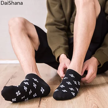 5 Párov Muži Móda Stripe Ponožky Jar Leto Členkové Ponožky Bežné Mužské Zábavné Ponožka Bavlna Meias Calcetines Loď Ponožky Navy Ponožky