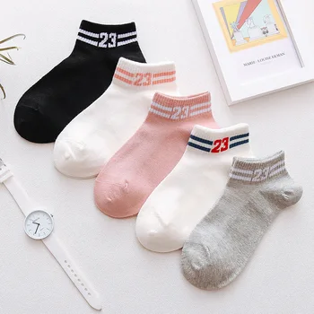 5 Párov na Jar a na Jeseň Tenké Oka pre Dámy kórejský Kawaii Ženy Ponožky Pohodlné Japonských Žien, Ponožky