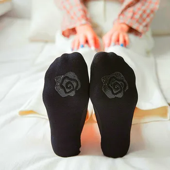 5 Párov Nový Príchod Lodí Ponožky Ženy Papuče Letné Ponožky No-Show Non Slip Silicone Candy Farby Neviditeľné Ponožky Calcetines