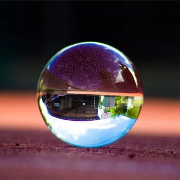 50/60/70/80/90/100/110 mm Fotografovanie Crystal Objektív Loptu Ázijské Quartz Jasné Magic sklenenú Guľu Prenosná Taška na Foto Streľba