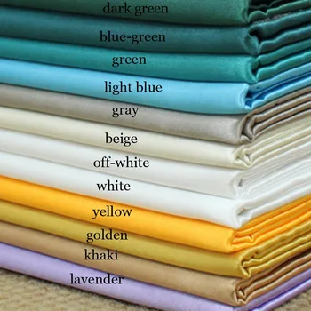 50*70 D Vysokej Dentisy Modrá Biela Žltá Lanvender Satin Textílie Pre Svadobné Svadobné Podšívka Kostým Pozadí Domova Textilné