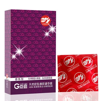 50 Ks Nových 520 Veľkých Častíc Spike Bodkované Rebrovaný G-Bod Latexové Kondómy radosť viac značky vyslať bez retail box