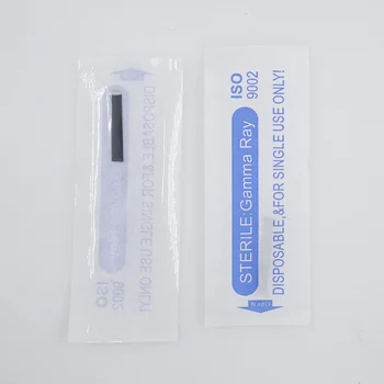 50 ks/ veľa 0,18 mm Tvar U Nano Ihly Microblading ihly čepeľ 14U Permanentného make-upu Obočia, Obočie tebori agulhas