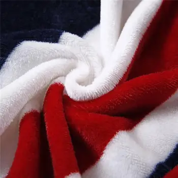 50 Vlajka Vzor Tlače Deka USA, UK, Flanelové Fleece Gauč Hodiť Deka Mäkké Klimatizácia Deka