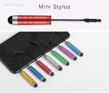 5000pcs/veľa Farebné Mini Dotykový Displej Kapacitný Stylus Pen pre IPad, IPhone, Samsung Galaxy Tablet PC, Smartphone