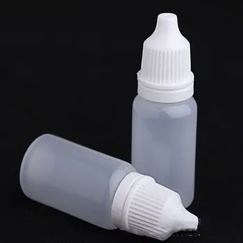 50PC 5ml/10 ml/15ml/20ML/30ML/50ML Prázdne Plastové Stlačiteľný Kvapkadla Fľaše Očí, Kvapalina Kvapkadla Naplniteľné Fľaše Očné kvapky fľašu