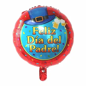 50pcs 18-palcové španielsky Feliz Dia Super Papa Balóny Šťastný Deň otcov Fólie Globos Otec, Matka Tému Party Dekorácie Dodávky