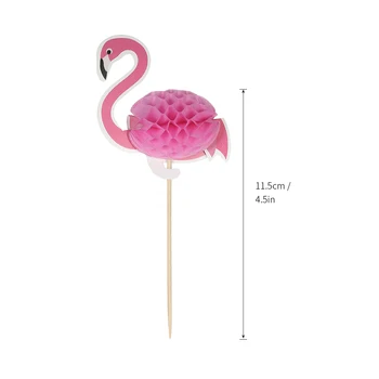 50pcs 3D Flamingo Ovocie Potraviny Špáradlá Cupcake Vňaťou Tortu Vyberá Dekorácie na Havaji Luau Pláži Svadba, Narodeniny Pool Party