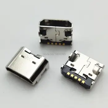 50pcs Micro USB Mini konektor Jack zásuvka Dock Konektor Nabíjacieho Portu Pre LG Intuícia V400 V500 V507 V510 VS950 V700 V410