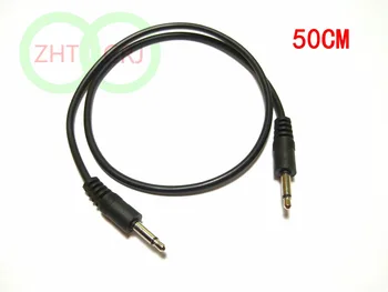 50pcs mini 3,5 mm mono konektor 3,5 mm mono audio kábel 20 cm 30 cm 50 cm 100 cm