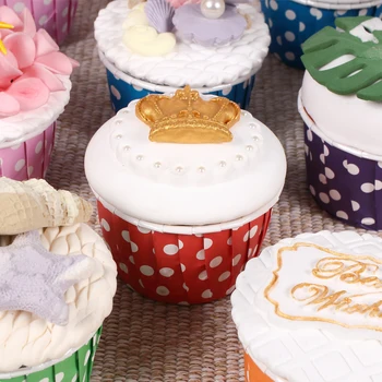 50Pcs/set Tortu Muffin Poháre Cupcake Papierové Poháre Formy Líniové Tortu Formy na Pečenie Zásobník Prípade pre Svadobné Party Zdobenie Nástroje
