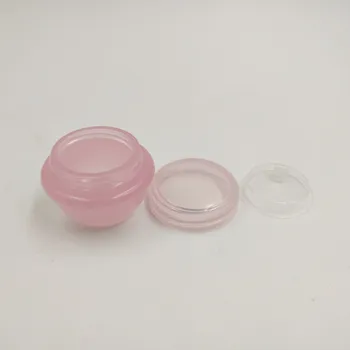 50pcs/veľa 5ml 5g malé Hubová krémová jar,prázdne plastové hrniec kontajner na kozmetické Eyeshadow make-up balenie