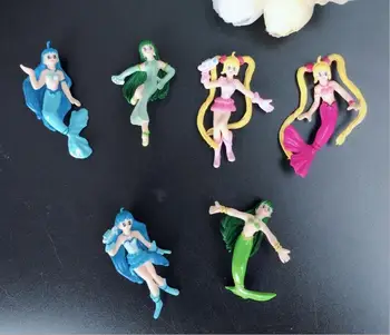 50pcs/veľa Komiksu, Anime, Akčné Figúrky Krásy Sailor Moon 4-4.5 cm Morská víla Princezná Dievča Hračky Hobby Kolekcie Darček k Narodeninám