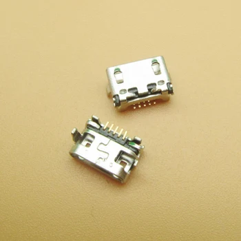 50pcs/veľa Micro USB konektor Nabíjania pre Lenovo A7600 A7600H A788T S930 A656 A370 S390 A388T A3000-H