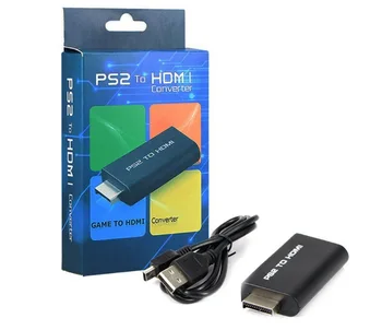 50PCS/veľa Min Na PS2 na HDMI 480i/480p/576i Audio Video Converter Adaptér 3,5 mm Audio Výstup, Podporuje ForPS2 Režimy Zobrazenia