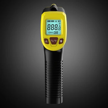 -50~600℃ / -58~1112℉ GM320S Non-Kontakt Priemyselné vysokoteplotné Zbraň LCD Laser-Ukazovateľ Infračervený IR Teplomer